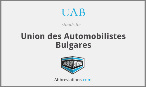 UAB - Union des Automobilistes Bulgares