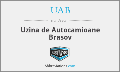 UAB - Uzina de Autocamioane Brasov