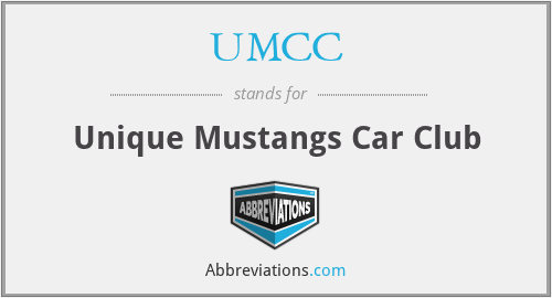 UMCC - Unique Mustangs Car Club