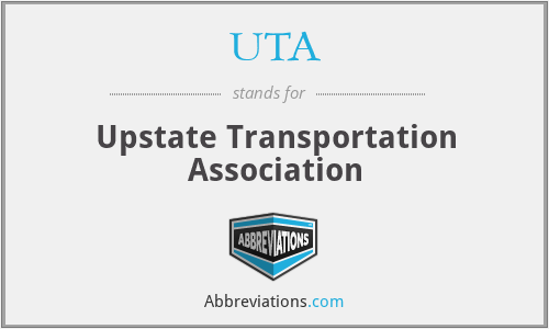 UTA - Upstate Transportation Association
