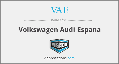 VAE - Volkswagen Audi Espana