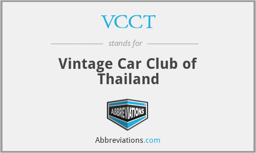 VCCT - Vintage Car Club of Thailand