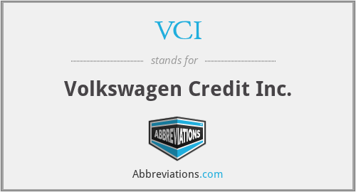 VCI - Volkswagen Credit Inc.