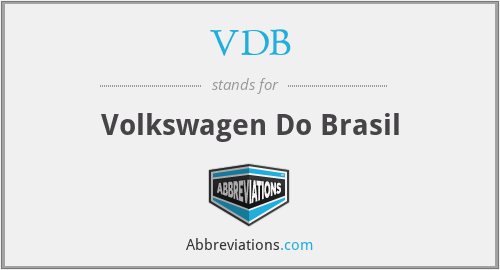 VDB - Volkswagen Do Brasil