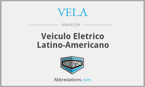 VELA - Veiculo Eletrico Latino-Americano