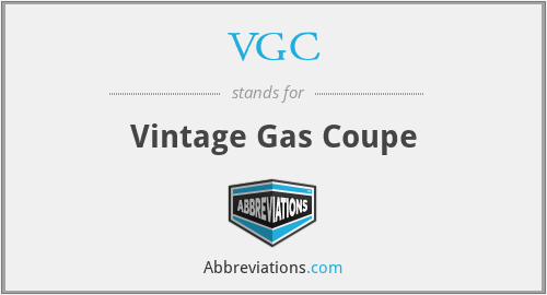 VGC - Vintage Gas Coupe