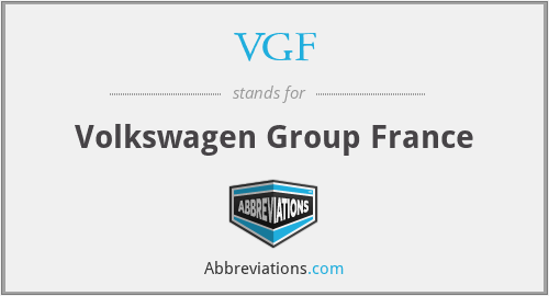VGF - Volkswagen Group France