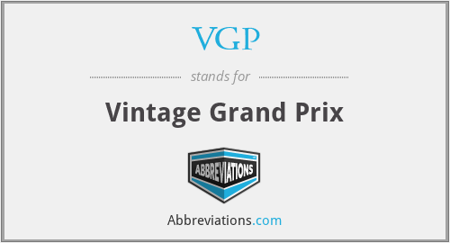 VGP - Vintage Grand Prix