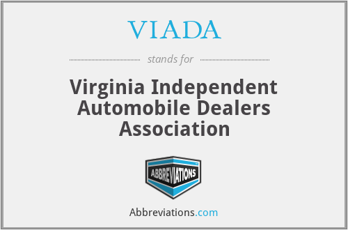 VIADA - Virginia Independent Automobile Dealers Association