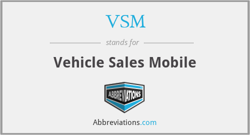 VSM - Vehicle Sales Mobile