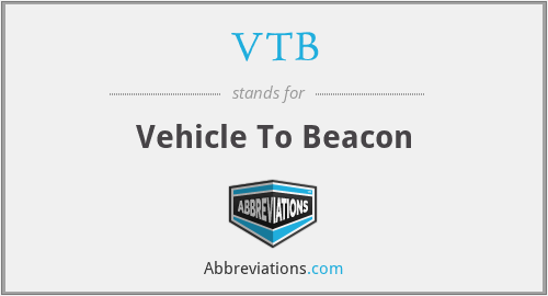 VTB - Vehicle To Beacon