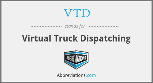 VTD - Virtual Truck Dispatching