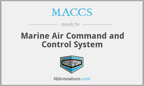 MACCS - Marine Air Command and Control System
