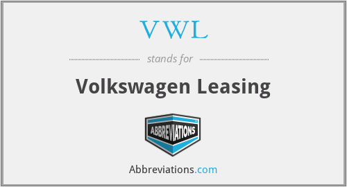 VWL - Volkswagen Leasing