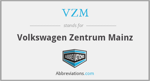 VZM - Volkswagen Zentrum Mainz