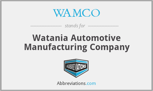 WAMCO - Watania Automotive Manufacturing Company