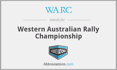 WARC - Western Australian Rally Championship