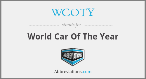 WCOTY - World Car Of The Year