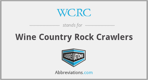 WCRC - Wine Country Rock Crawlers