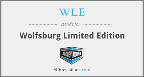 WLE - Wolfsburg Limited Edition