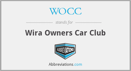 WOCC - Wira Owners Car Club
