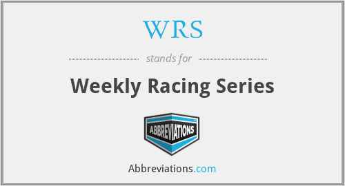 WRS - Weekly Racing Series
