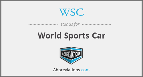 WSC - World Sports Car