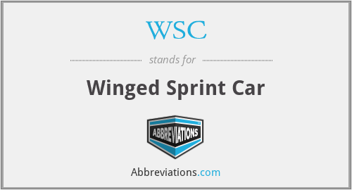 WSC - Winged Sprint Car