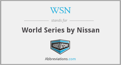 WSN - World Series by Nissan
