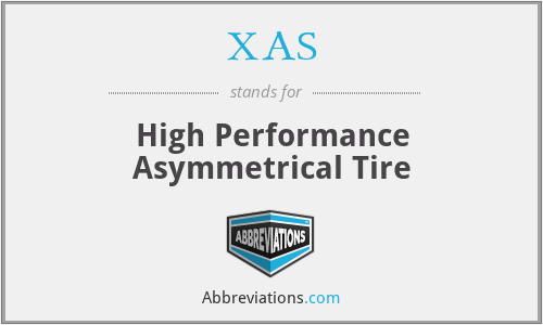 XAS - High Performance Asymmetrical Tire