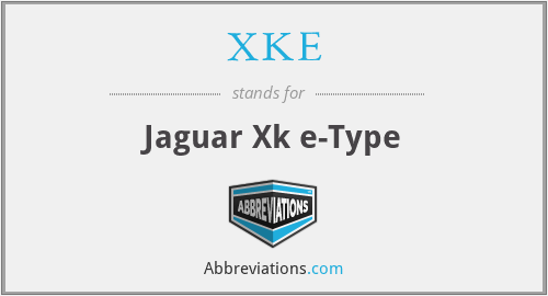 XKE - Jaguar Xk e-Type