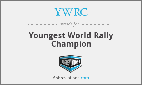 YWRC - Youngest World Rally Champion