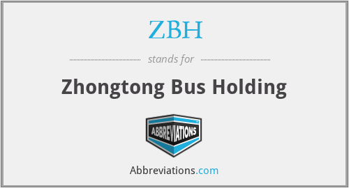 ZBH - Zhongtong Bus Holding