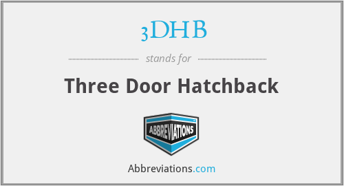 3DHB - Three Door Hatchback