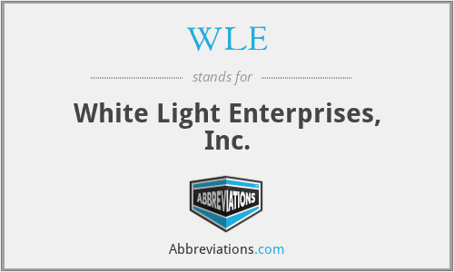 WLE - White Light Enterprises, Inc.