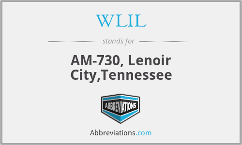 WLIL - AM-730, Lenoir City,Tennessee