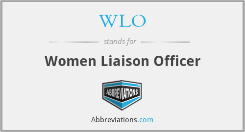 WLO - Women Liaison Officer