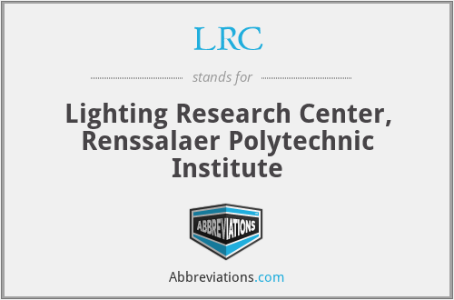 LRC - Lighting Research Center, Renssalaer Polytechnic Institute