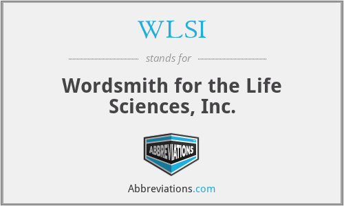 WLSI - Wordsmith for the Life Sciences, Inc.