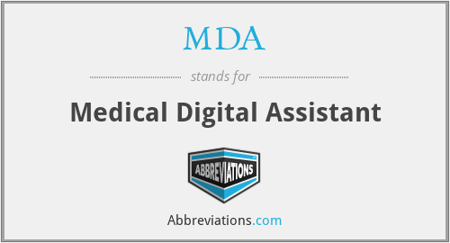 MDA - Medical Digital Assistant