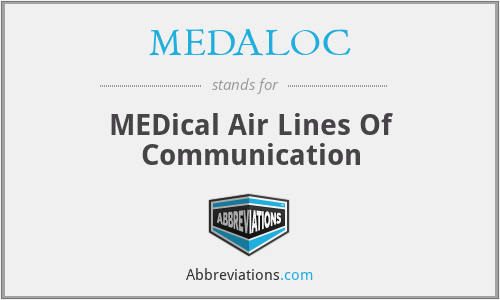 MEDALOC - MEDical Air Lines Of Communication