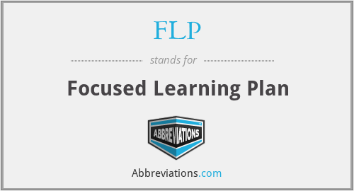 FLP - Focused Learning Plan