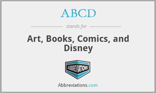 ABCD - Art, Books, Comics, and Disney