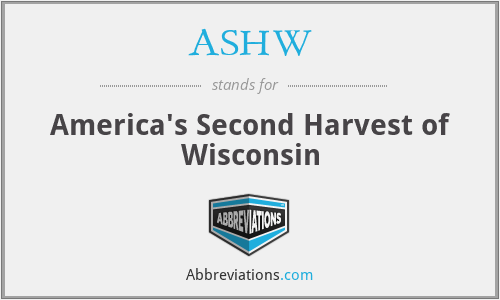 ASHW - America's Second Harvest of Wisconsin