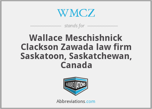WMCZ - Wallace Meschishnick Clackson Zawada law firm Saskatoon, Saskatchewan, Canada