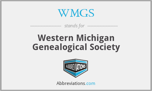 WMGS - Western Michigan Genealogical Society
