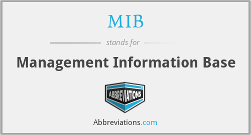 MIB - Management Information Base