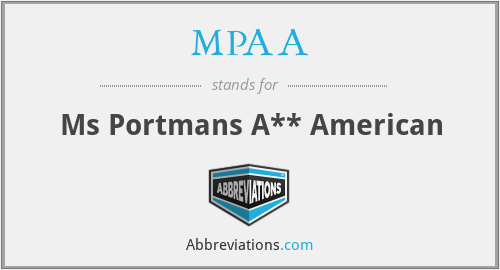 MPAA - Ms Portmans A** American