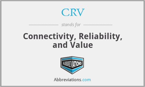 CRV - Connectivity, Reliability, and Value