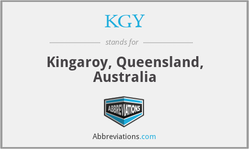 KGY - Kingaroy, Queensland, Australia